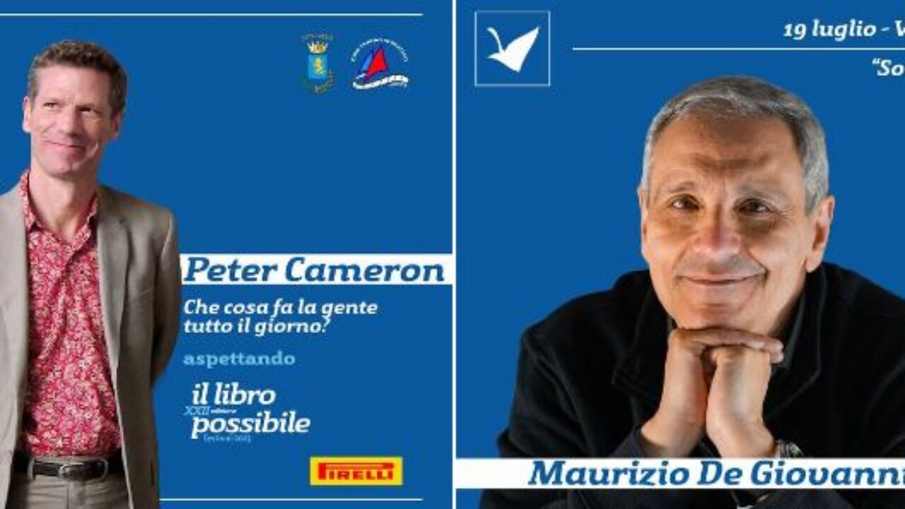VIESTE - Il Libro Possibile Festival: il 19 maggio Peter Cameron e il 19  luglio Maurizio De Giovanni - Garganotv